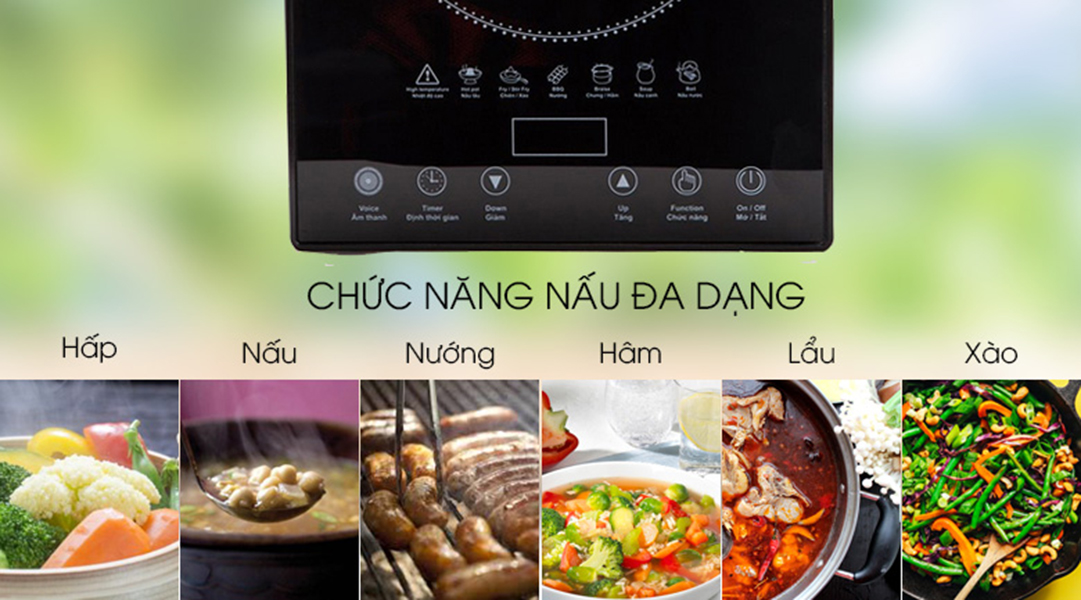 Bếp Hồng Ngoại - Bếp cảm ứng 2013DA - Hàng Chính Hãng