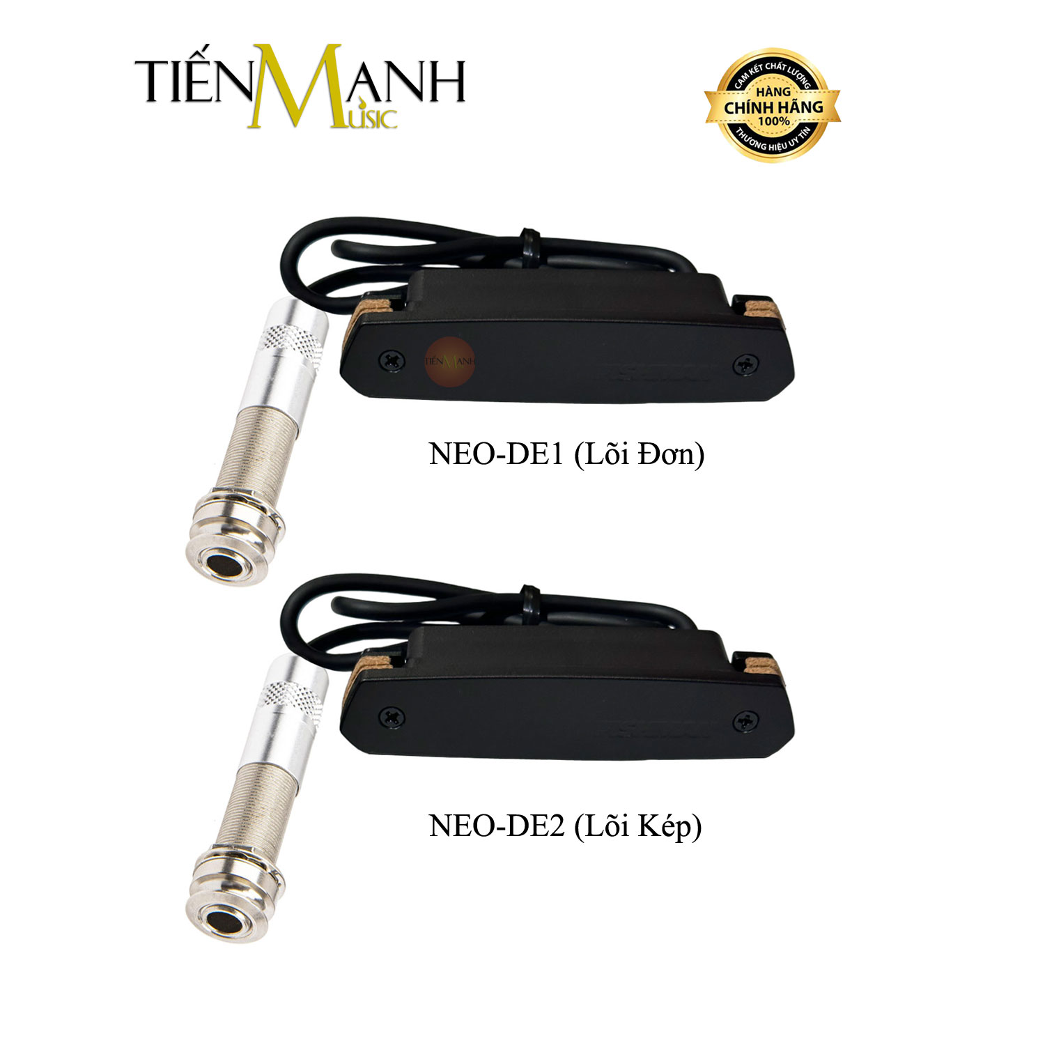 [Chính Hãng] Pickup Đàn Acoustic Guitar Fishman Neo-D Single Coil, Humbucking NEO-DE1, NEO-DE2, NEO DE1, DE2 Hàng Chính Hãng