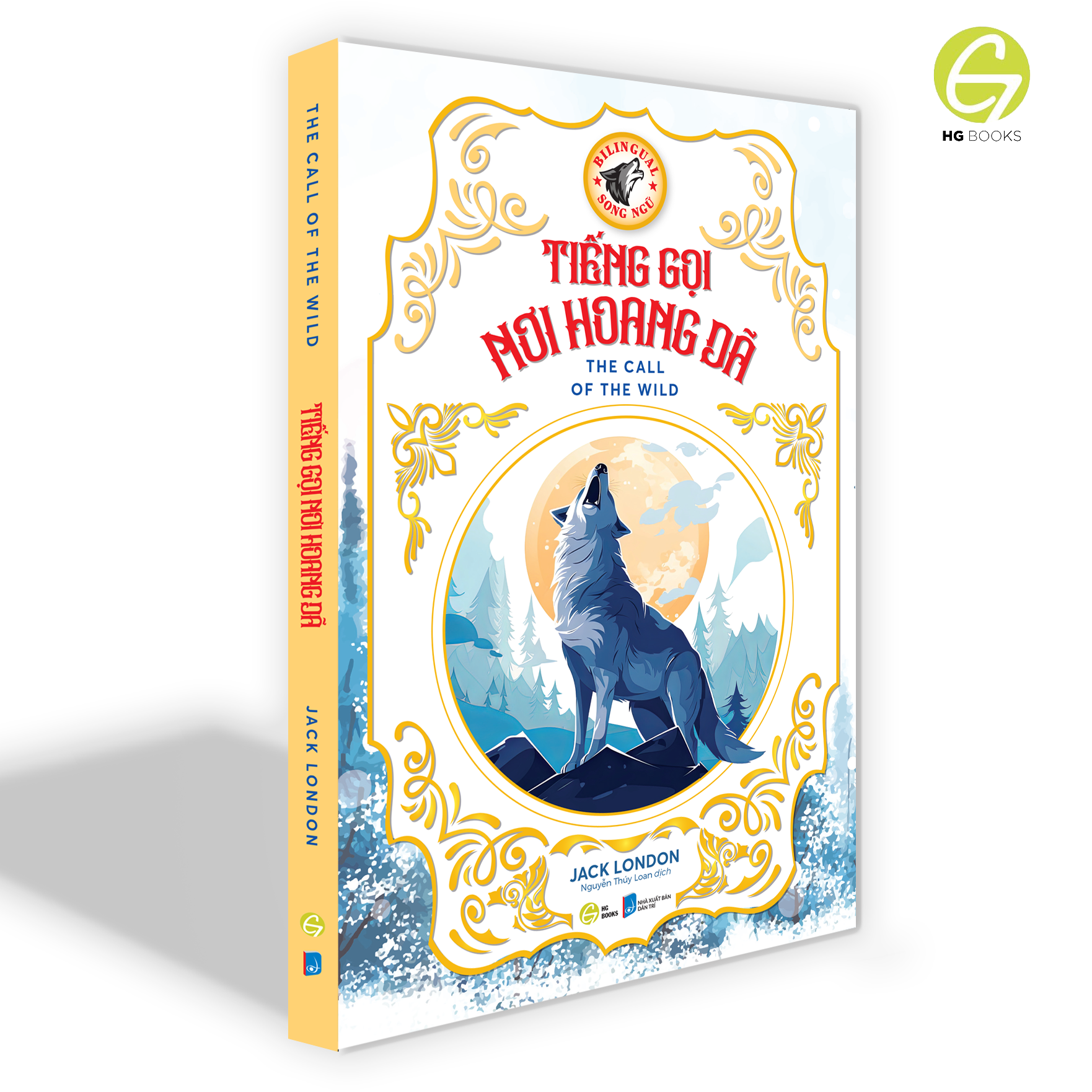 Tiếng gọi nơi hoang dã - Sách song ngữ kinh điển, có note từ vựng tặng kèm file nghe - HG Books