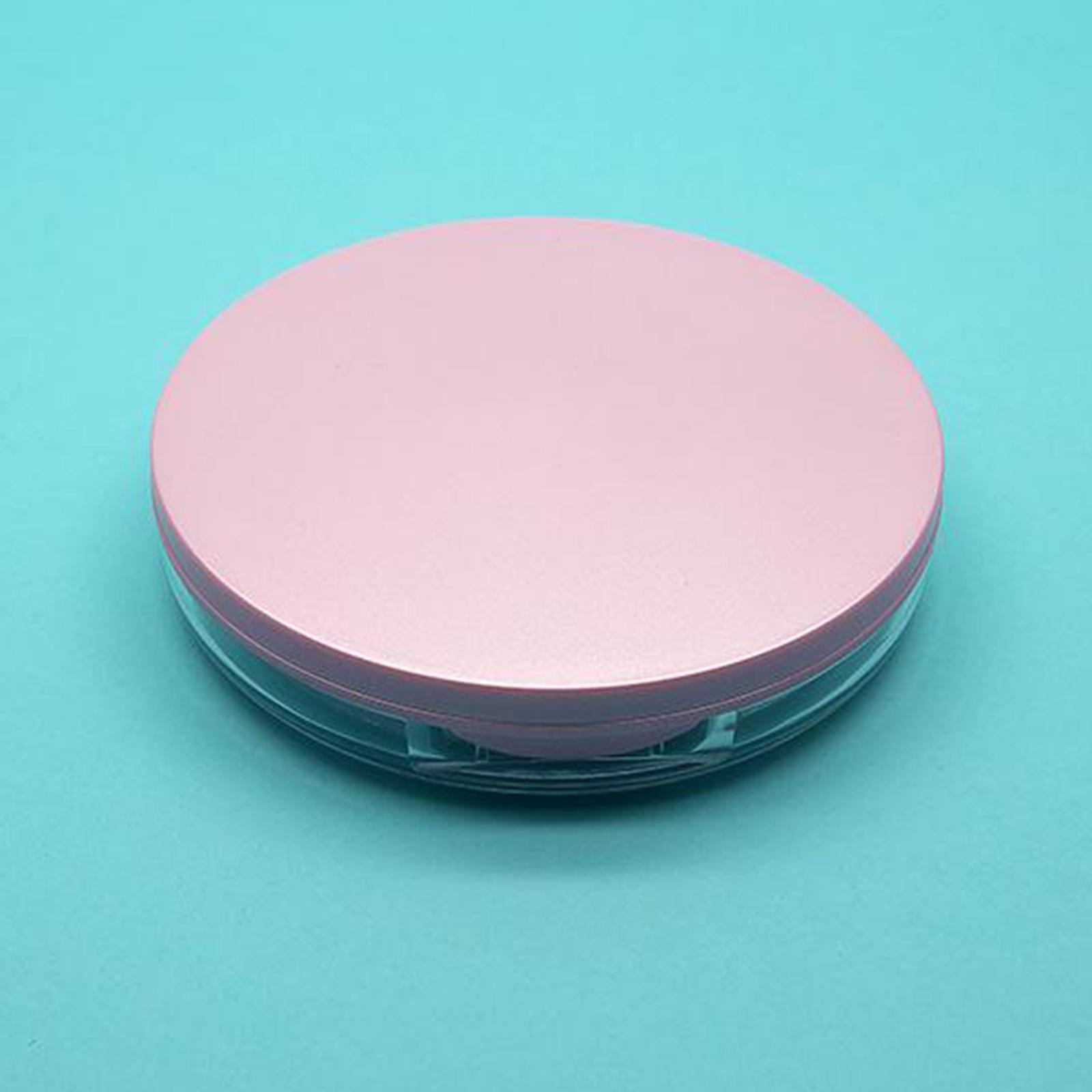 0.1 oz Reusable Loose Powder Container DIY Refillable Powder Bottle Box Face Powder Makeup Jar Travel Kit Cosmetic Makeup Containers with Mirror