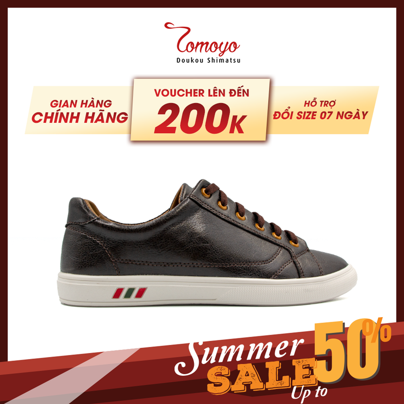 Giày Sneaker Tomoyo Tmn10902 - Nâu - 40