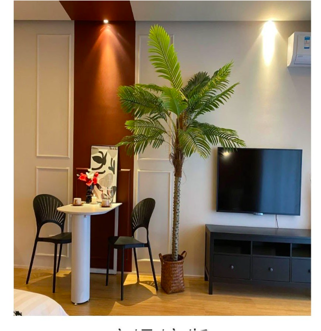 Cây chà là cau cảnh giả - Thân nhựa lõi thép - Cao 180cm - Cây giả hoa lụa Decor trang trí nhà cửa
