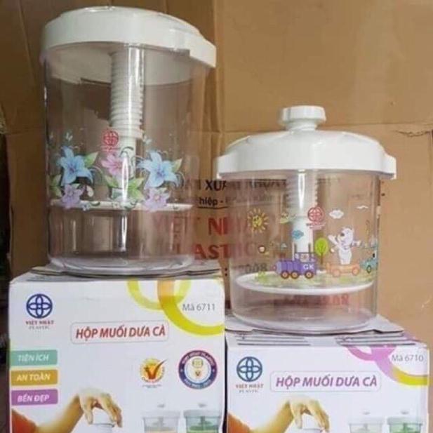 Hộp muối dưa cà Việt Nhật 5L và 7,5L