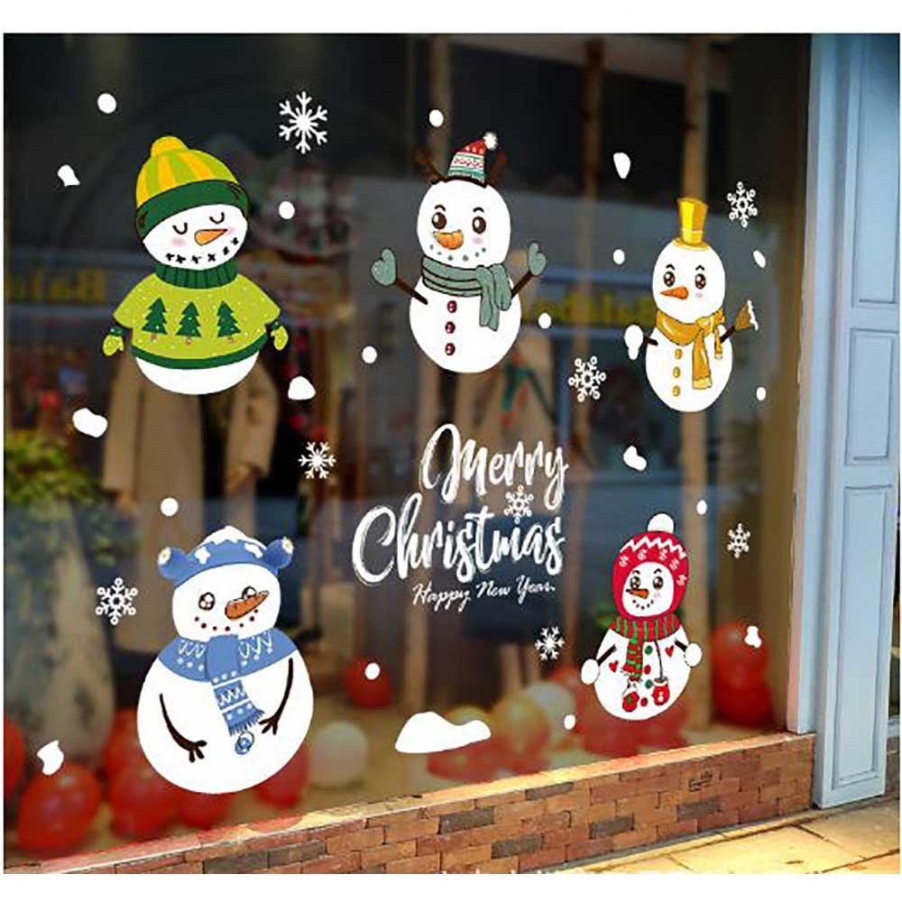 DECAL TRANG TRÍ NOEL 2 MẶT 2021 SỐ 27
