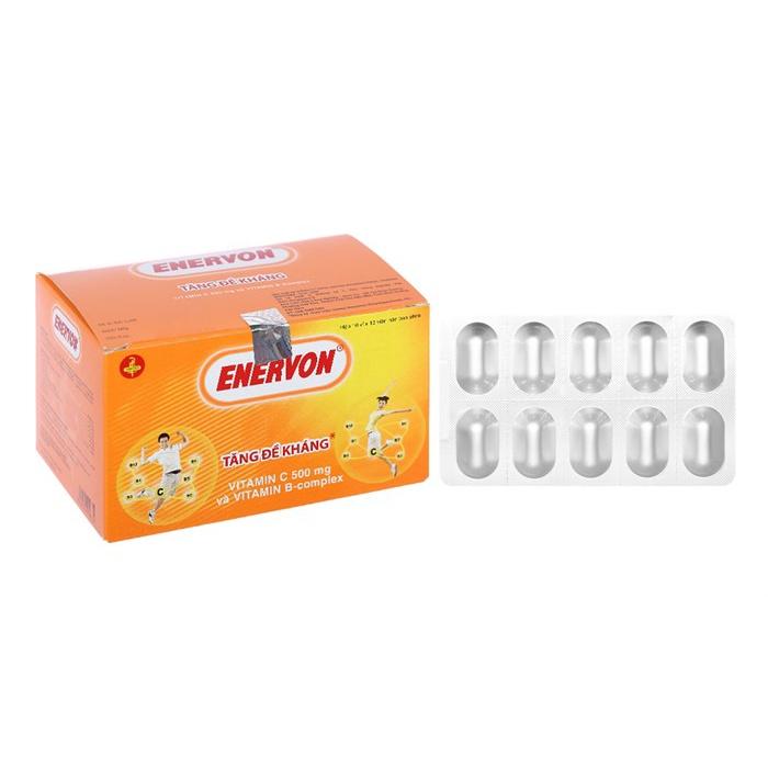 ENERVON C - VITAMIN C VÀ VITAMIN B-COMPLEX - TĂNG SỨC ĐỀ KHÁNG HỘP 100 VIÊN (10 VỈ)