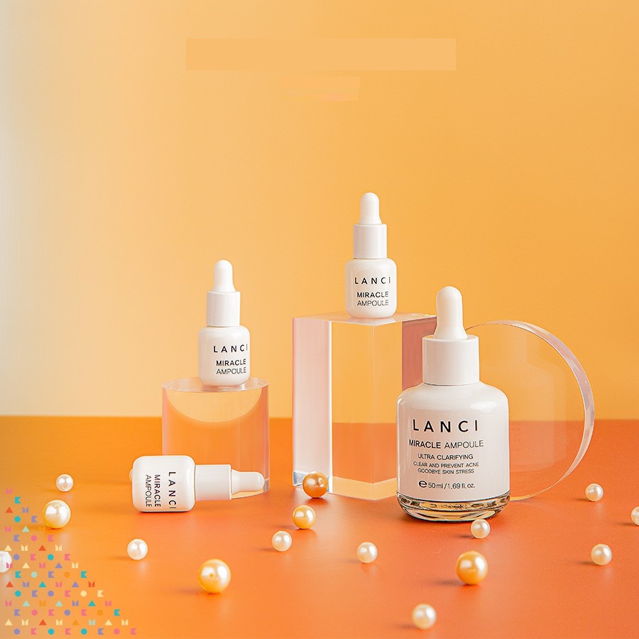Serum Ampoule Lanci dưỡng trắng da chống lão hoá, giảm nếp nhăn, phục hồi tái tạo da - 50ml