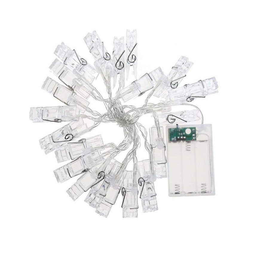 Đèn led trang trí light decor kẹp ảnh sáng tạo 1.5M, 3M