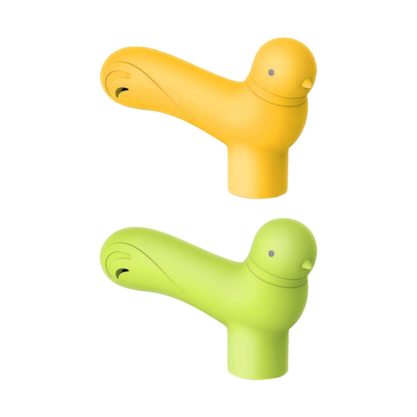 Door Cover Handle Protective Cover, Silicone Noiseless Door Knob Cover Doorknob Cover for Kids Children School Kindergarten Baby