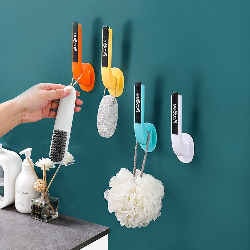2 Cái!!!Móc Treo Đồ Hình Chữ L Gắn Tường Đa Năng Không Để Lại Dấu Vết