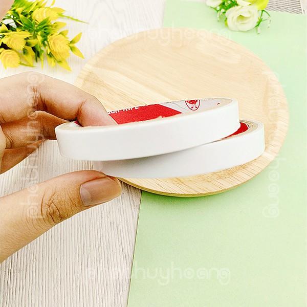 1 cuộn băng keo 2 mặt các size 12mm / 24 mm / 48 mm