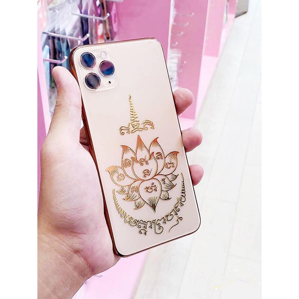 Dán điện thoại Hoa sen