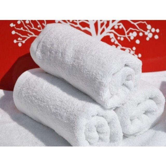 Khăn tắm trắng khách sạn 65x125cm