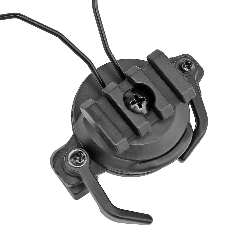 Tacticals Helmet Rail Headset Adapter Holder ARC Rail Adapter Headphone Suspension Bracket Left & Right Side Attachments