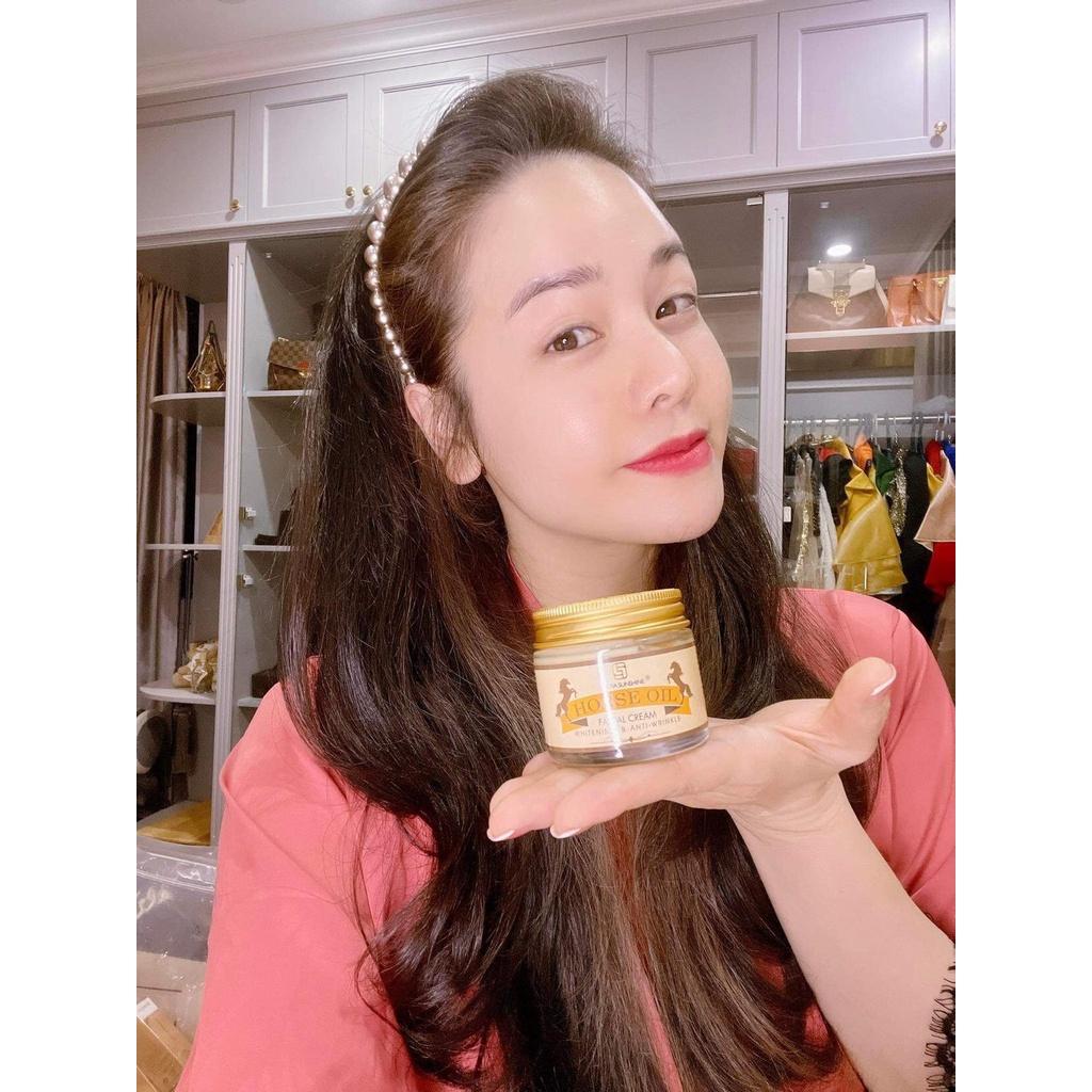 Kem dưỡng tái tạo da Dầu Ngựa Horse Oil Facial Cream Laura Sunshine Nhật Kim Anh 70gr