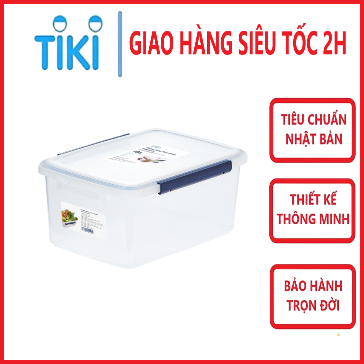 Thùng Đựng Thực Phẩm Hokkaido 10L-18L-30L Chính Hãng Inochi