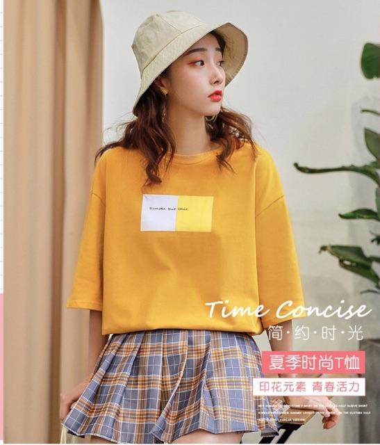 Áo thun tay lỡ form rộng