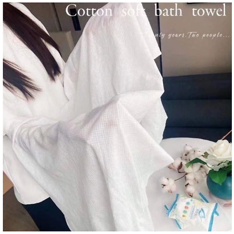 Combo 5 Khăn Tắm Nén Bằng Cotton Tiện Lợi Dùng Một Lần 70*140 cm - Khăn Nén Du Lịch - Khăn Nén Spa