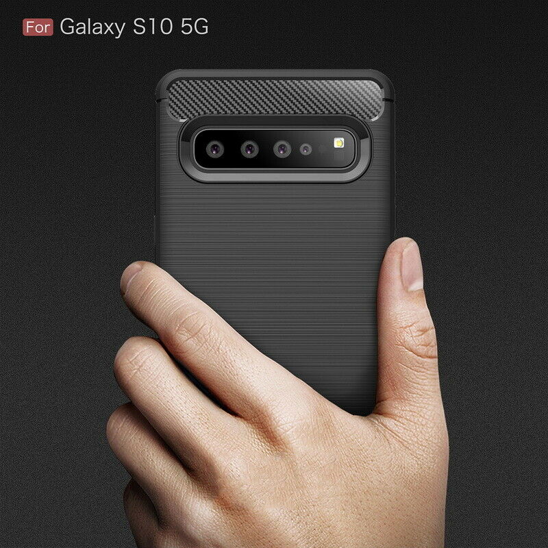 Ốp lưng chống sốc cho Samsung Galaxy S10 5G hiệu Likgus (chuẩn quân đội, chống va đập, chống vân tay) - Hàng nhập khẩu