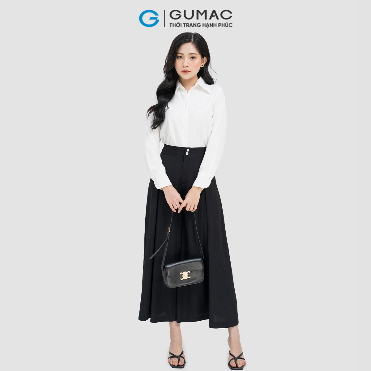 Áo sơ mi đô kiểu GUMAC AD04032