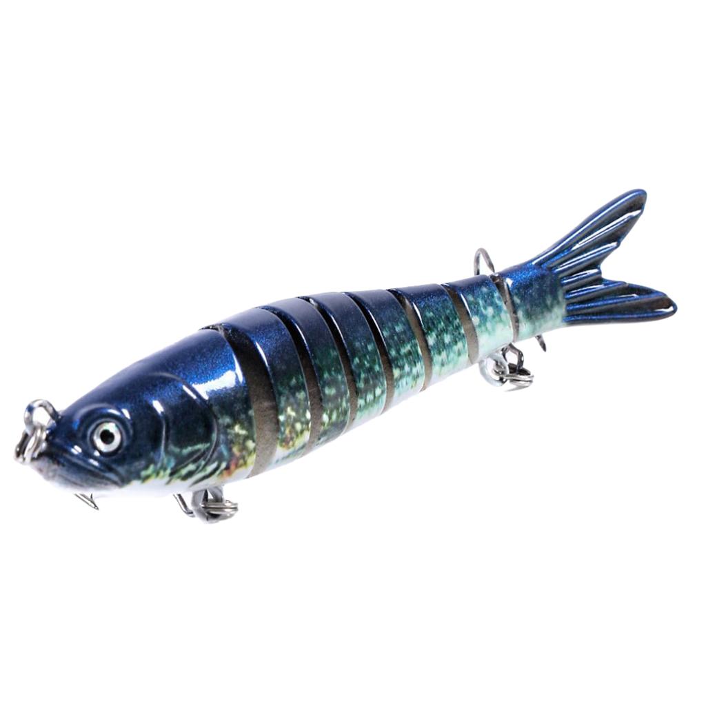 Artificial Fishing Swim Bait Simulate Life-like Multi Jointed Fish Lure 1