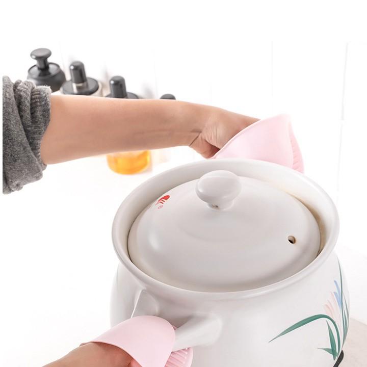 Dụng cụ gấp thức ăn nóng nhà bếp - Bộ 4 món chóng phỏng