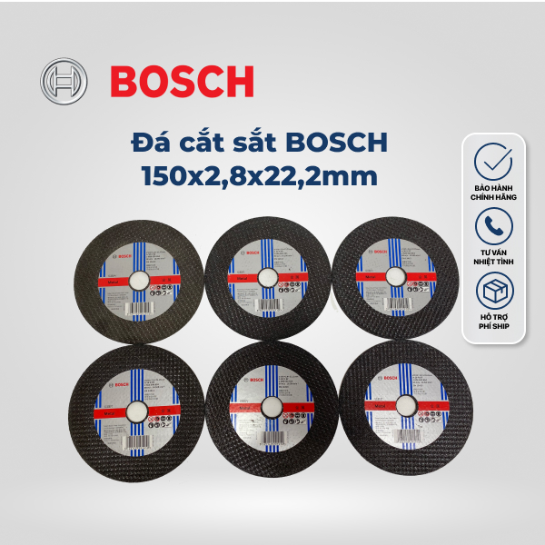 Đá cắt sắt BOSCH (150X2.5X22.2MM) 2608600854