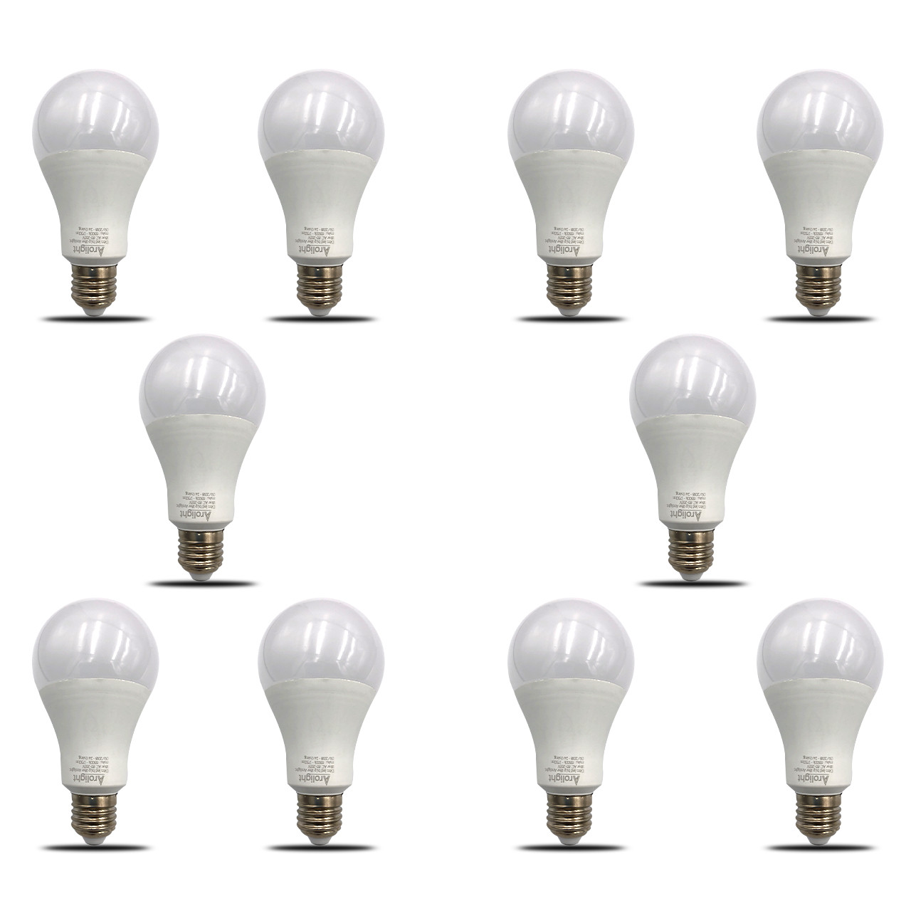 Bộ 10 bóng đèn LED Bulb kín nước 18W siêu sáng