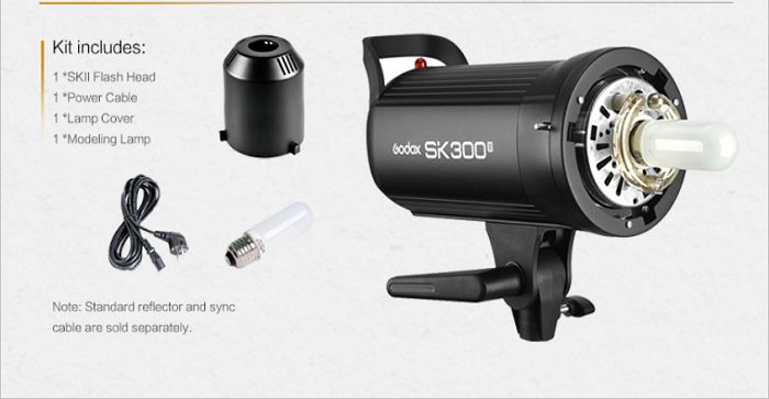 Đèn Flash studio godox SK300II mới nhất 2021