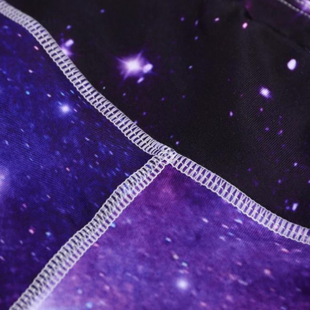 Women's High Waist Galaxy Space Star Print Yoga Pants Tights Stretchy Pilates Workout Sport Yoga Leggings Activewear