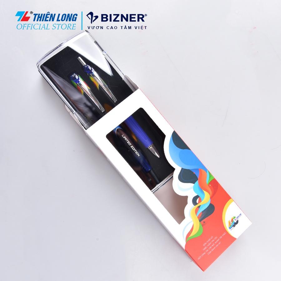 Combo 2 Bút gel Thiên Long Bizner BIZ-KIT20/40years- Mực gel không phai màu, thích hợp ký tên và lưu trữ hồ sơ
