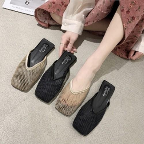 Free ship Dép sục nữ thiết kế lưới thoáng khí êm chân
