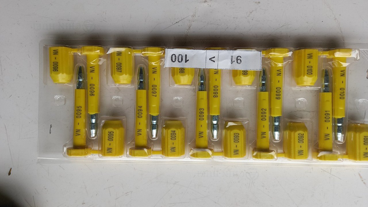 SET 10 Seal cối / Seal chì cối / Kẹp chì cối niêm phong container có seri
