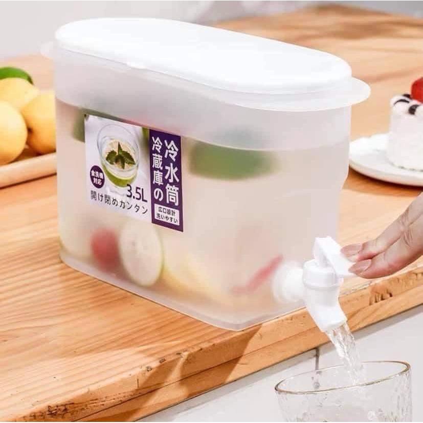 BÌNH ĐỰNG NƯỚC CÓ VÒI 3.5 LÍT, CHẤT LIỆU NHỰA DẺO CAO CẤP