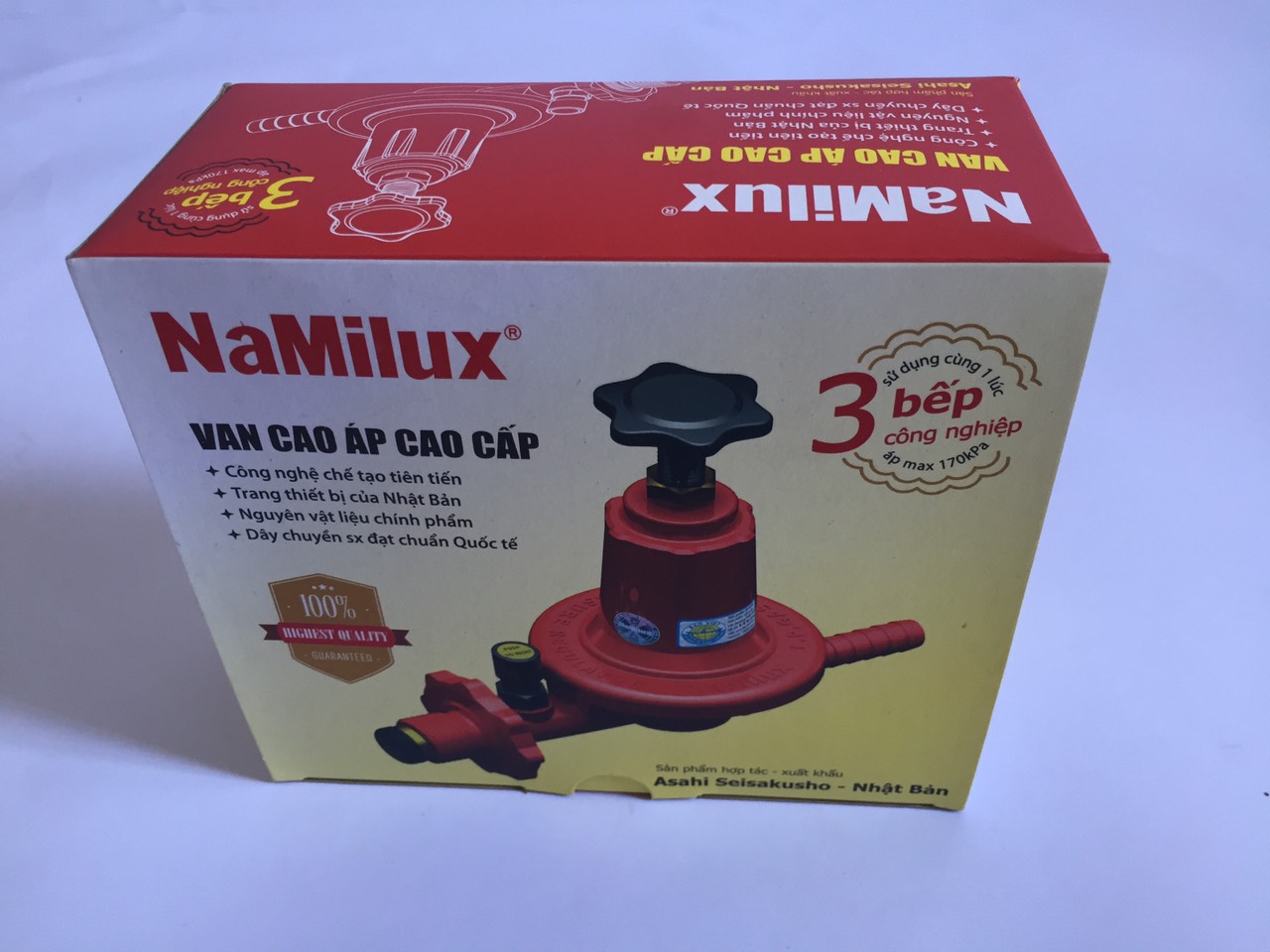 Van gas cao áp cao cấp NaMilux NA-538SH-VN dùng cho bếp công nghiệp(bếp khè)- Hàng chính hãng