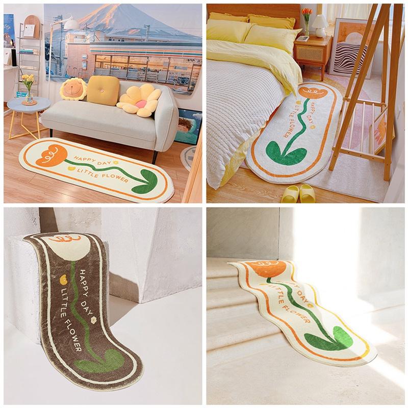 Thảm Lót Sàn Chống Trượt Mềm Mại Họa Tiết Hoạt Hình Dễ Thương