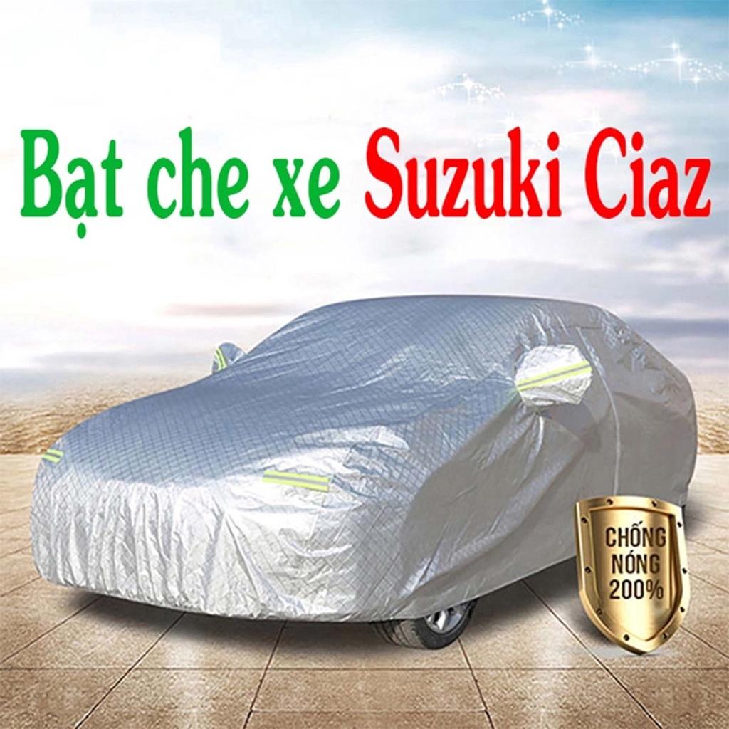 Bạt Phủ Xe Ô Tô Suzuki Ciaz - Bạt Phủ Ô Tô 5 Chỗ 3 Lớp Cao Cấp Chống Mưa, Chống Nắng, Chống Cháy Loại 1