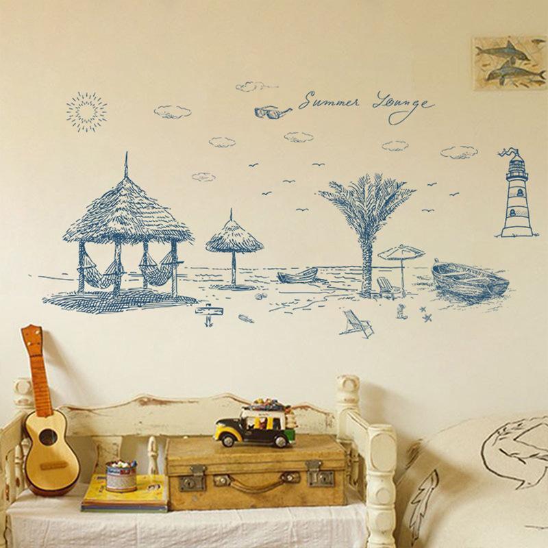 Decal dán tường cho bé summer younge