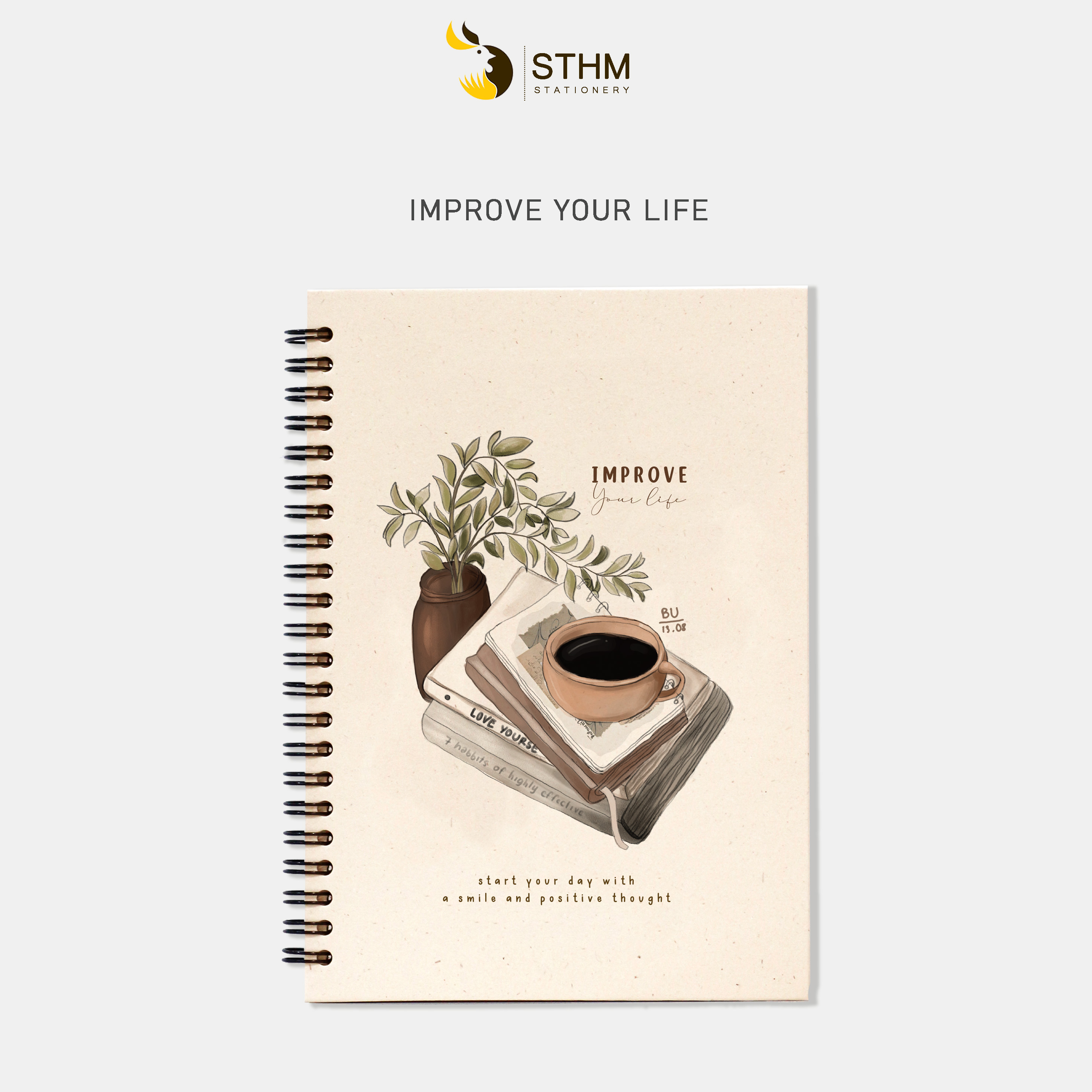 Improve your life - Sổ tay bìa cứng A5 - 021 - STHM stationery