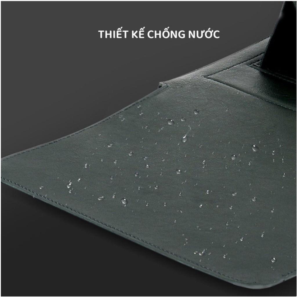 Bao da cho Laptop thế hệ mới tích hợp giá đỡ và tấm lót chuột đa năng Sleeve