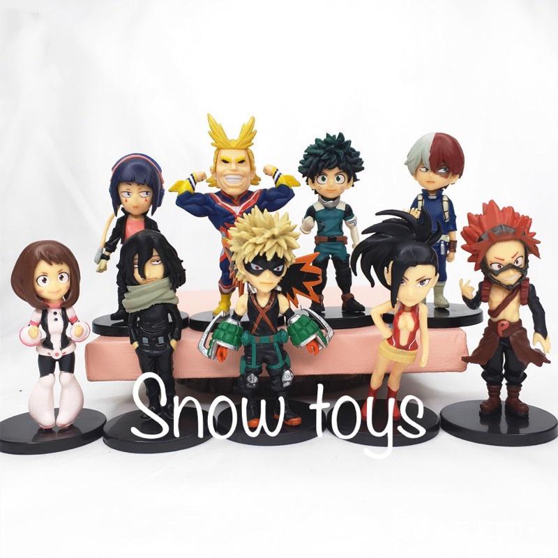 Mô hình My Hero Academia - Bán lẻ mô hình học viện siêu anh hùng All Might Midoriya Bakugo Todoroki Ida Stain - Cao 7cm