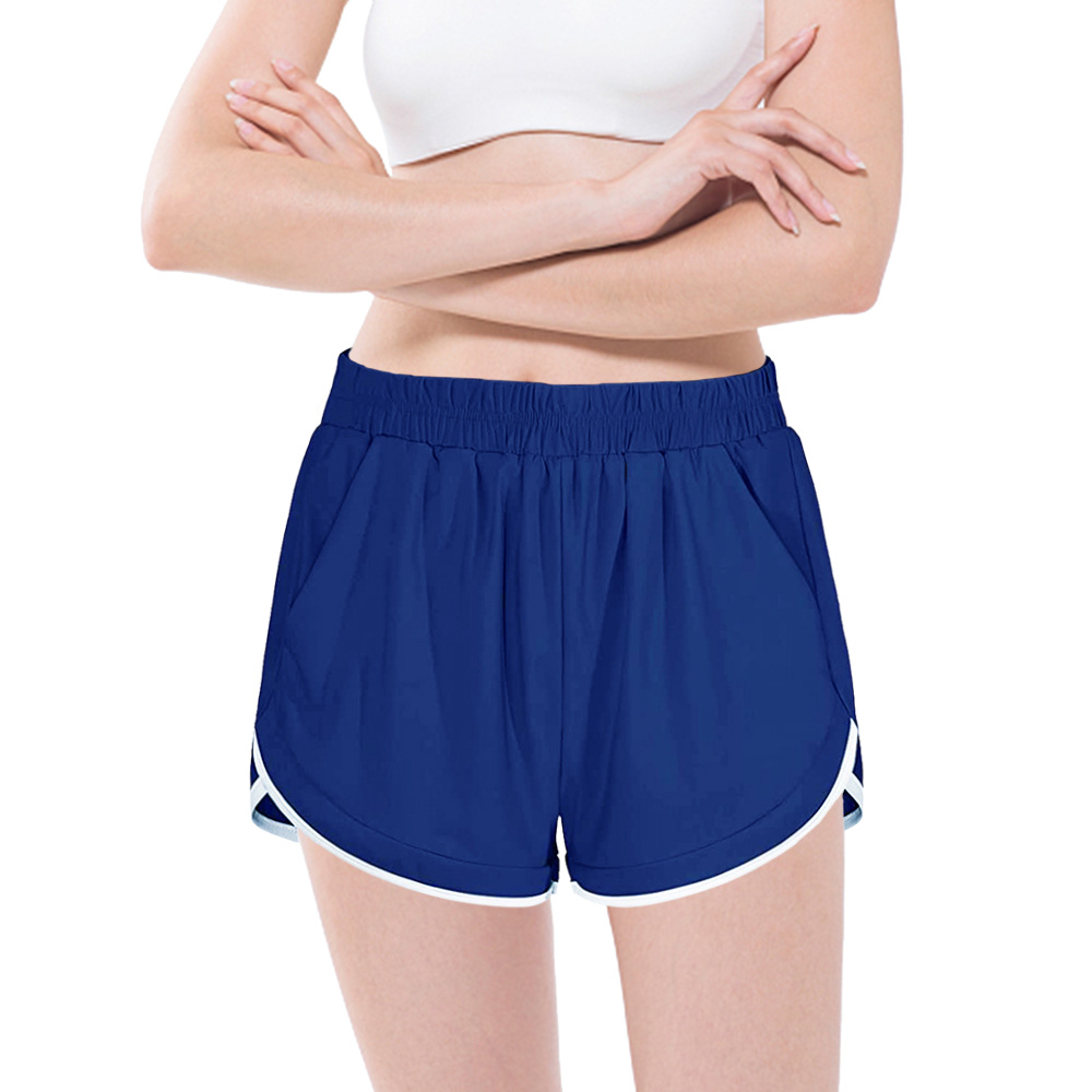 Quần short thể thao nữ được làm bằng vải cao cấp, thoáng khí, nhanh khô và thoải mái rất phù hợp để chạy bộ, chạy bộ, yoga, tennis, thể dục