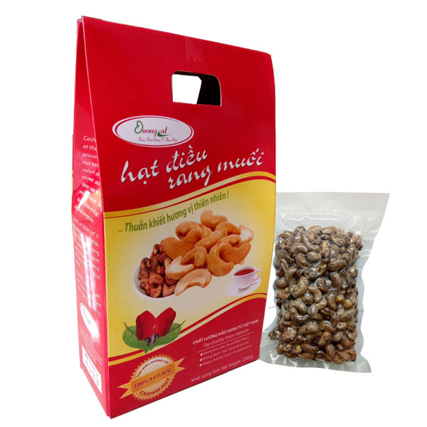 Hạt điều lụa rang muối Dương Cát - 250gr