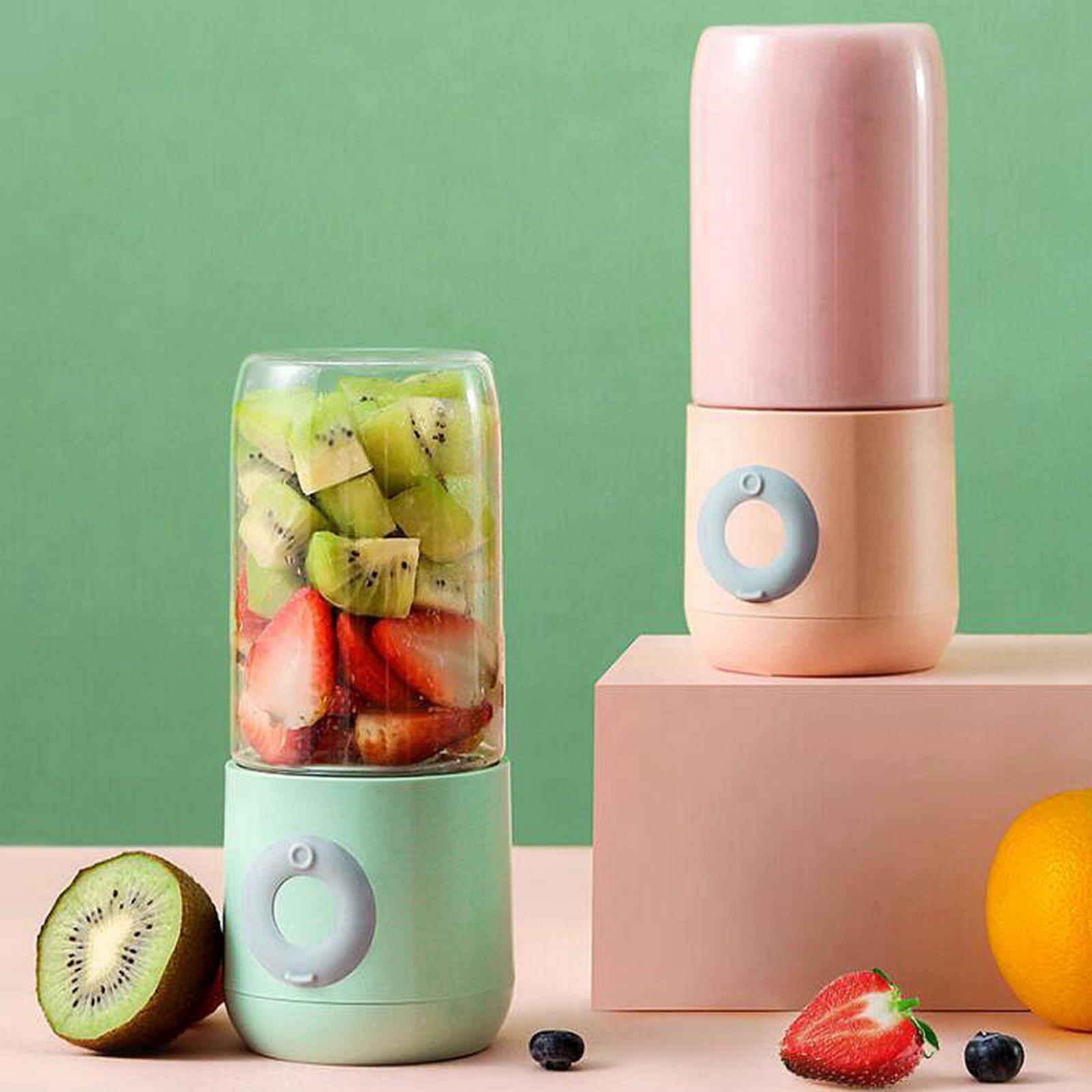 Portable Blender Mini Personal Blender, Juicer Blender Smoothie Maker Cordless Small Juicer Cup Mixer, USB Rechargeable 500ml, Home Travel Office