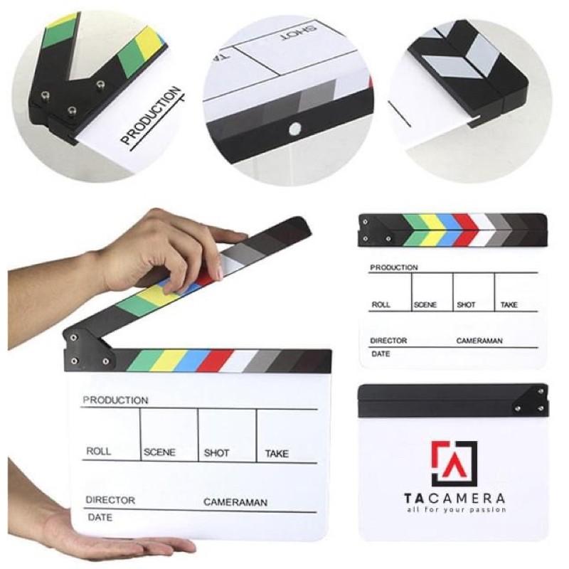 Bảng đạo diễn clapper board cao cấp Acrylic