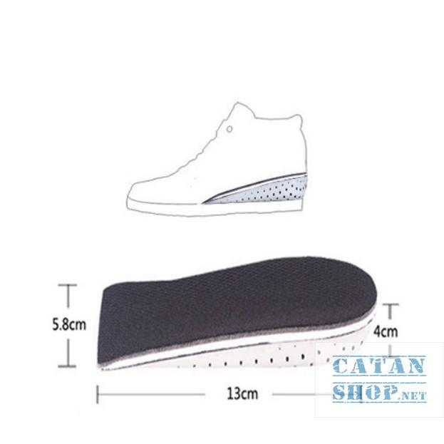 Lót giày EVA tăng chiều cao mặt vải lưới thoáng khí, hạn chế mùi hôi cao cấp GD453-TCCEva