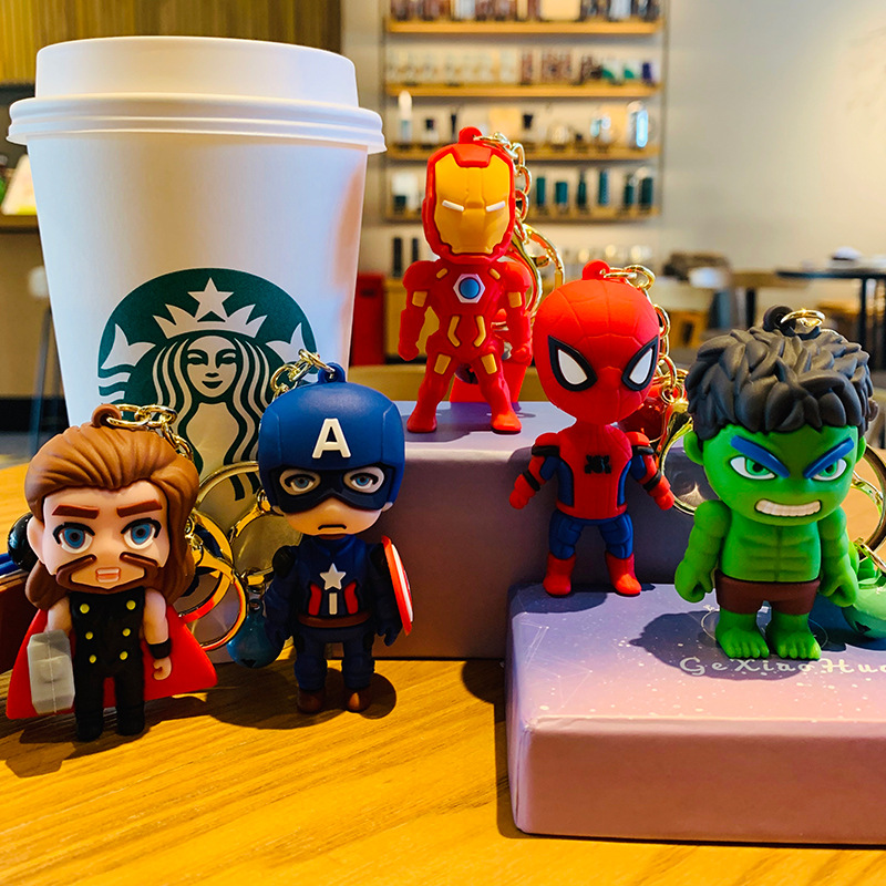 [HCM] Móc Khóa Siêu Anh Hùng Marvel Siêu Đẹp / Móc Khóa Móc khóa biệt đội Avengers Cao Cấp - Hàng Đẹp