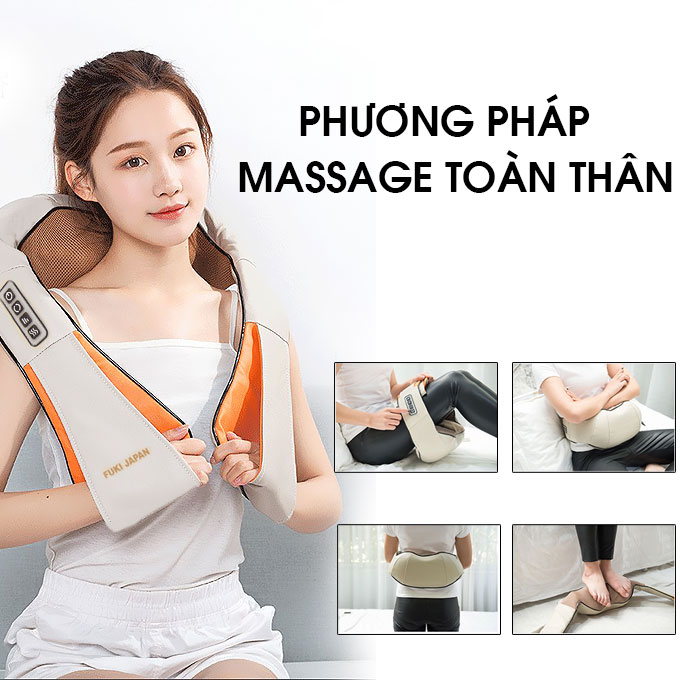 Máy massage vai lưng cổ Shiatsu FUKI FK-N89