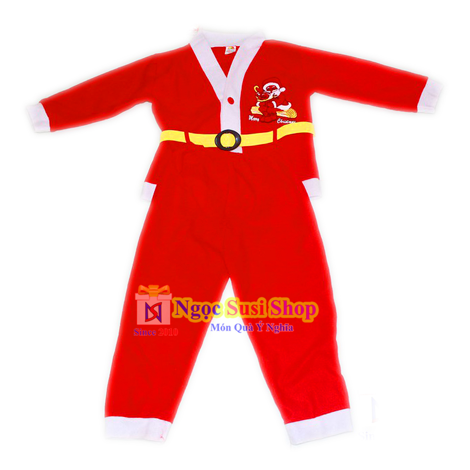 BỘ ĐỒ ÔNG GIÀ NOEL CHO BÉ QUẦN ÁO NOEL CHO BÉ TỪ 1 - 10 TUỔI CHẤT VẢI NỈ - TRANG PHỤC NOEL GIÁNG SINH [MẶC ĐI CHƠI SỰ KIỆN CHỤP ẢNH