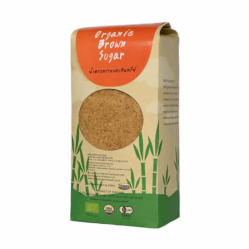 Đường nâu thô hữu cơ Lumlum Organic Brown Sugar 800g