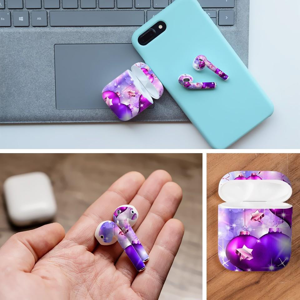 Miếng dán skin cho AirPods in hình Họa tiết - HTx088 (AirPods ,1 2, Pro, TWS, i12)